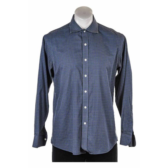 Giorgio Armani Dress Shirts 42 Blue